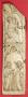 Gabled wing, left (fragment of a polyptych), 2 registers, 1 arch across (tabernacle) (Front)