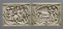 Panels (fragments of a casket) with quatrefoils (coffret; quatre-feuilles) (Front, end panels)