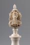 Pommel (for a walking stick?) or rosary bead, 3 faces (chapelet) (Side 2)