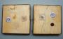 Diptych, 1 register, 3 arches across (plaquette; frise d'arcatures) (Back)
