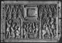 Panel (fragment of a casket; body, front), 1 register (frise d'arcatures) (Front)