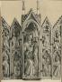 Gabled polyptych, with arches (tabernacle; colonnettes) (Front)