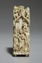 Base (?) with ogee arches (fragment), carved on four sides (Side, left)