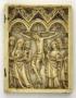 Wing, right (fragment of a diptych), 1 register, 3 arches across (frise d'arcatures; plaquette) (Front)