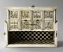 Casket, ogee arches (coffret; box; boite) (Lid, interior)