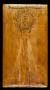 Wing, right (fragment of a diptych), 1 register, 1 arch across, band of rosettes (plaquette; décor de roses); reused as a pax (baiser de paix) (Back)