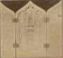Ogee-arched triptych, 1 register (Front)