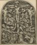 Rounded-top panel (probably once part of a pax), 1 register (baiser de paix) (Front)