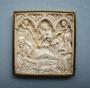Diptych, 1 register, 3 arches across (plaquette; frise d'arcatures) (Wing, left)