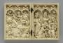 Diptych, 1 register, 3 arches across (plaquettes; frise d'arcatures) (Front)