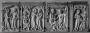 Casket, with quatrefoils (coffret; quatre-feuilles) (Back)