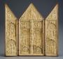 Gabled triptych, 3 and 4 registers (frise d'arcatures) (Front)