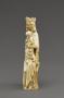 Statuette; known as 'Vierge à l'Enfant au chardonneret' (Side)