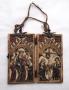 Diptych, 1 register, 1 arch across (plaquette) (Front)