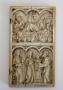 Wing, right (part of a diptych), 2 register, 3 arches across (plaquette; frise d'arcatures) (Front)