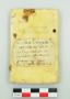 Wing, left (fragment of a diptych), 1 register, 2 arches across (plaquette; frise d'arcatures) (Back)