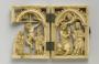 Openwork diptych, 1 register, 1 arch across (diptyque ajouré; colonnettes) (Front)