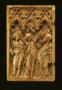 Wing, left (fragment of a diptych), 1 register, 3 arches across (frise d'arcatures; plaquette) (Front)