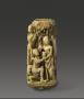 Knife handle, 4 sides (manche de couteau) (Side (offering of a heart))