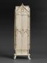 Gabled polyptych, 2 registers, with arches (tabernacle; colonnettes; frise d'arcatures) (Back, closed)