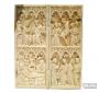 Diptych, 2 registers, 3 arches across (frise d'arcatures) (Front)