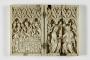 Diptych, 1 register, 3 arches across (plaquettes; frise d'arcatures) (Front)
