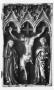 Wing, right (fragment of a diptych), 1 register, 3 arches across (plaquette; frise d'arcatures) (Front)
