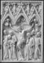 Wing, right (part of a diptych), 1 register, 3 arches across (frise d'arcature; plaquette) (Front)