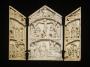 Centre panel (part of a gabled triptych), 3 registers, 1 arch across (plaquette) (Front)