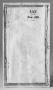 Panel, 1 register, 1 arch across (plaquette) (Back)