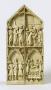 Wings, right and left (fragments of a triptych), 2 registers, 1 arch across (Front)