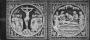 Openwork diptych with roundels (plaques ajourées) (Front)