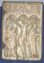 Wing, right (fragment of a diptych), 1 register, 3 arches across (frise d'arcatures; plaquette); reused as a pax (baiser de paix) (Front)