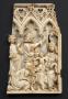 Wing, left (fragment of a diptych), 1 register, 3 arches across (frise d'arcatures; plaquette) (Front)