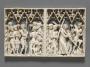 Openwork panels, 4 registers, 3 arches across (plaques ajourées; frise d'arcatures) (Front)