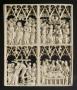 Openwork panel (possibly fragment of a casket), 4 registers, 3 arches across (plaque ajourée; frise d'arcatures) (Front)