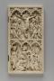 Wing, right (fragment of a diptych), 2 registers, 3 arches across (frise d'arcatures) (Front)