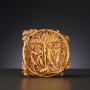 Mirror case, frame of 7 lobes (valve de miroir) (Front)
