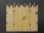 Triptych with gables, 3 registers, with arches across (frise d'arcatures; colonnettes) (Back, open)