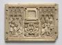 Panel (fragment of a casket; body, front), 1 register (frise d'arcatures) (Front)