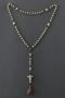 Complete rosary of 58 beads, 4 faces (chapelet)