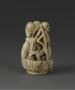 Rosary bead, 2 faces (chapelet)