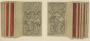 Complete set of 6 writing tablets and 2 covers, with case and stylus (frise d'arcatures; plaquettes; tablettes à écrire)