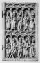 Wing, right (fragment of a diptych), 2 registers, 5 arches across (frise d'arcatures) (Front)