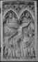 Diptych, 1 register, 2 arches across, bands of rosettes (frise d'arcatures; plaquette; décor de roses) (Wing, right)