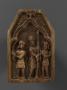 Panel with truncated gable (possibly a pax), 1 register, 1 arch across (plaquette; baiser de paix) (Front)