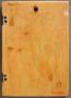 Wing, left (fragment of a diptych), 1 register, 2 ogee arches across (plaquette) (Back)