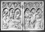 Diptych, 1 register, 3 arches across (plaquettes; frise d'arcatures) (Front)