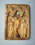 Wing, right (fragment of a diptych), 1 register, 3 arches across (frise d'arcatures; plaquette); reused as a pax (baiser de paix) (Front)