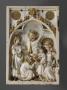 Polyptych, 1 register, with arches (frise d'arcatures; plaquettes) (Wing, left)